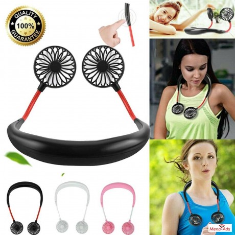 portable-hands-free-neck-usb-rechargeable-dual-mini-fan-big-1