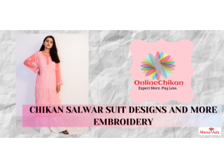 Chikan Suit Latest Design :: Lucknowi Chikankari :: Chikankari Saree