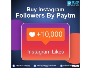 Here you can buy instagram followers by paytm