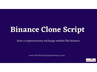 Binance Clone Script