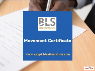 Apply Online Movement Certificate in Egypt?