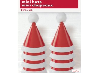 8 bonnets de Père Noël 8 bonnets de Père Noël