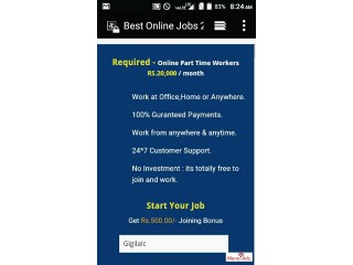 We are Hiring - Earn Rs.15000/- Per month - Simple Copy Paste Jobs