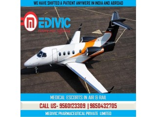 Get Splinted Medical Support Air Ambulance Service in Chennai by Medivic