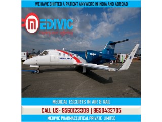 Take Most Economical and Finest Air Ambulance Service in Delhi by Medivic