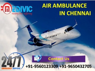 Medivic Air Ambulance Services in Chennai-Provides Full Hi-tech ICU Care