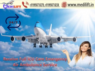 Hire Superior Air Ambulance Service in Varanasi with ICU Support