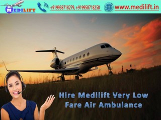 Reliable Commercial Air Ambulance in Kolkata with Doctor Facility