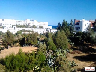 A louer appartement s+2 a Hammamet Nour vue de maer 100m de la plage climatiser